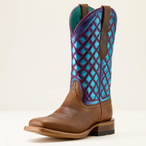 Ariat Women’s Boots 'Frontier Wittman' Shades of Grain/Iridescent Lagoon 10063897
