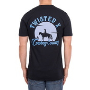 Twisted X Men's T Shirt 'Phil' Short Sleeve Black A5S1557008