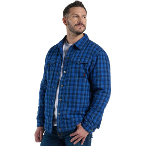 Justin Men's Shacket Navy Plaid JJ1458