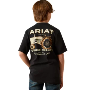 Ariat Boy's T-Shirt 'Gramps Tractor' Black 10062408