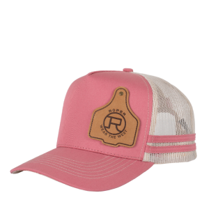 Roper Trucker Cap Cattle Tag Dusty Rose RC2507
