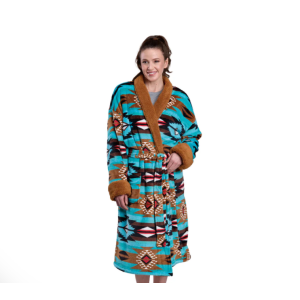 Roper Blanket Robe Aztec Green/Black