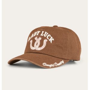 Ringers Western Baseball Cap 'Lady Luck' Saddle Brown 424028RW-SDB