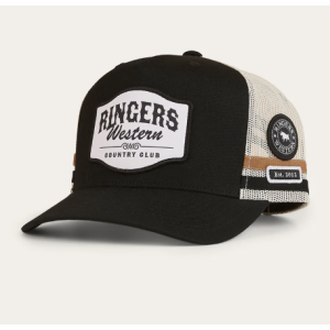 Ringers Western Trucker Cap 'Country Club 'Black 424030RW-BLK
