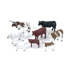 Big Country Toys 8 Piece Cattle Set