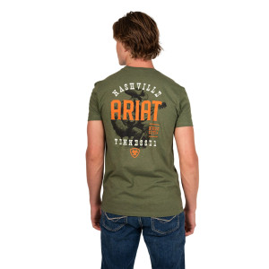 Ariat Men's T-Shirt 'Nashville' Military Heather 10070605