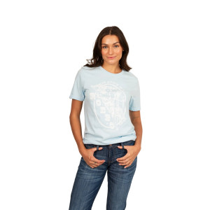 Ariat Women's T-Shirt 'Ariat First Rodeo' Lagoon 10074720