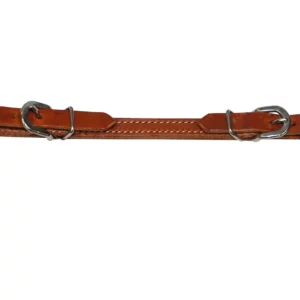 Fort Worth Flat Curb Strap 1/2" Harness Leather FOR24-0027 HA