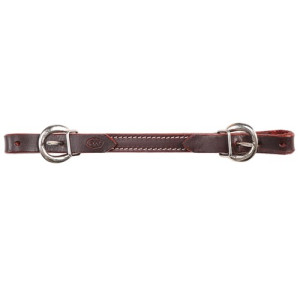 Fort Worth Flat Curb Strap 1/2" Latigo Leather FOR24-0027 LA