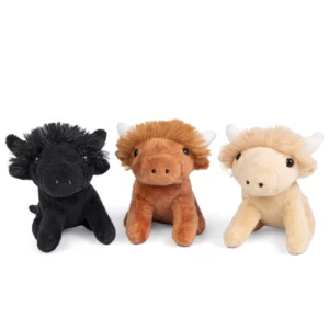 Living Nature little Buddies Highland Cow Plush 9cm Assorted Colours