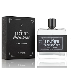 Tru Western Men's 'Leather Vintage Label Deep Leather No. 4 Cologne 100ml