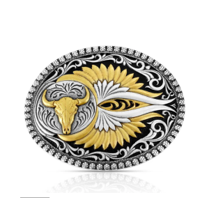 Montana Silversmiths 'Sturgis' Attitude Belt Buckle A1039P