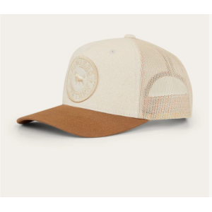 Ringers Western Kid's Signature Bull Trucker Cap Beige/Clay