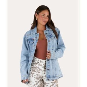 Ringers Western Women's Jacket 'Hoedown' Denim Light Wash Blue