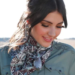 Cruel Denim Women's Wild Rag Southwestern Print Green/Brown CXX7207028 GRN