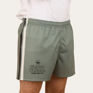 Ringers Western Footy Shorts 'Get Your Truck On' Military Green 125021RW-MGN