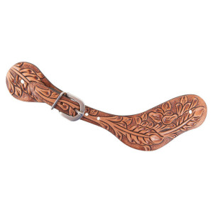 Cashel Antique Leaf Spur Straps