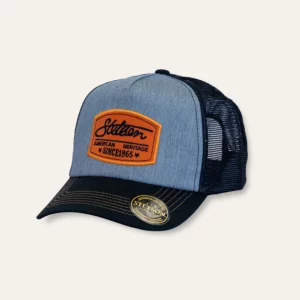 Stetson Trucker Cap 'Garage' Blue YSCAP16