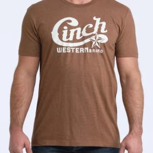 Cinch Men's T-Shirt 'Graphic Western Brand' Brown MTT1690706 BRN