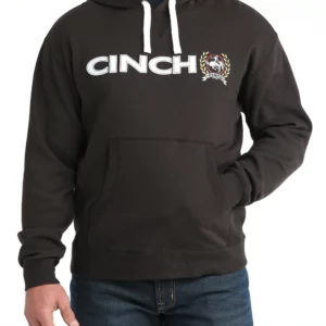 Cinch Men's Hoodie Logo Brown MWK1185025 BRN