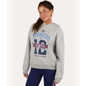 Ringers Western Women's Hoodie 'Ace' Oversized Grey Marle 225019RW-GRM