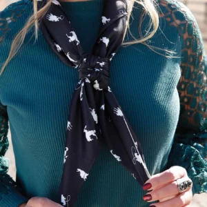 Cruel Denim Women's Wild Rag Horse Print Black CXX7207030 BLK