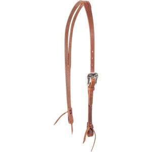 Cashel Split Ear Harness Headstall with Steer Head Buckles & Tie Ends