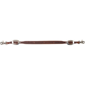 Cashel Diamond Tooled Breastcollar Wither Strap Chestnut
