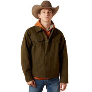 Ariat Men's Jacket 'Rancher' Canvas Desert Sand Khaki 10062437