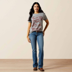 Ariat Women's T-Shirt 'Dweller Tour' Iceburg 10063755