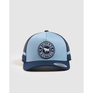 Ringers Western 'McCoy Origin' Trucker Cap Maroon/Off White Blue/Navy 425058RW