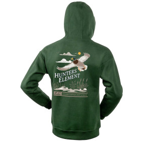 Hunters Element Men's 'Flare' Hoodie Kelp