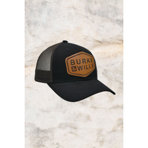 Burke & Wills Trucker Cap 'Blake' Black/Brown