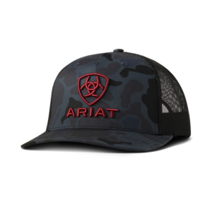 Ariat Cap 'R112' Snapback 3D Embroidery Logo Navy Camo A300090103