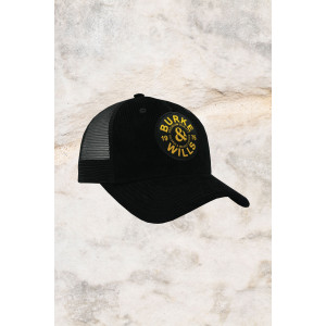 Burke & Wills Trucker Cap 'Charlie' Black