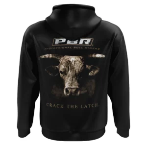 PBR Men's Hoodie 'Crack The Latch' Black