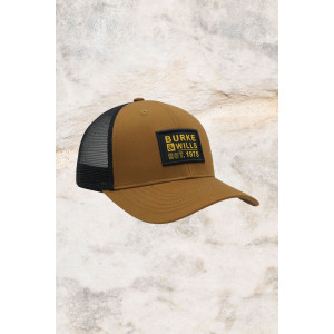 Burke & Wills Trucker Cap 'Ellis' Dark Camel/Black