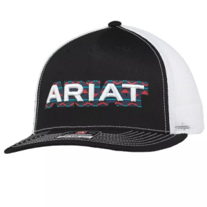 Ariat Cap Aztec Snapback 3D Embroidery Logo Mesh BlackA300086801