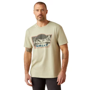 Ariat Men's T-Shirt 'Stamped Landscape' Elm 10065889