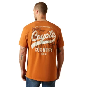Ariat Men's T-Shirt 'Coyote Country' Adobe 10065902
