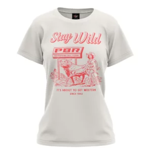 PBR Women's T-Shirt 'The Jode' White