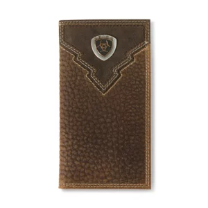 Ariat Men's Wallet 'Rodeo' Overlay Ariat Shield Brown Rowdy A35620282