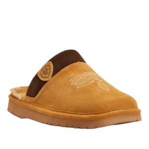 Ariat Men's Slippers 'Silversmith' Square Toe Chestnut with Chocolate 2842-200