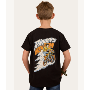 Ringers Western Boy's T-Shirt 'Rip It' Classic Fit Black 325010RW-BLK