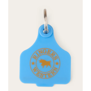 Ringers Western Cattle Tag Light Blue/Orange 420124150-LB/ORG