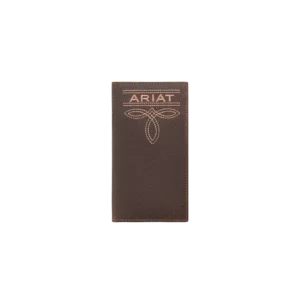 Ariat Men's Wallet 'Rodeo' Bug Stitch Brown A3563302