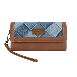Wrangler Wallet 'Patchwork' Denim X6W4905WLT