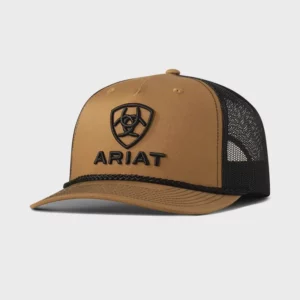 Ariat Cap 'R112' Snapback 3D Embroidery Logo Tan A300090008