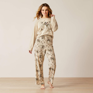 Ariat Women's Pyjama Set 'Dreams' Deserted Print 10065826