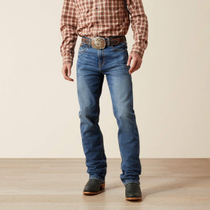 Ariat Men's Jeans M7 'Rebel' High Rise Straight Leg Slim Fit Livermore 10065923